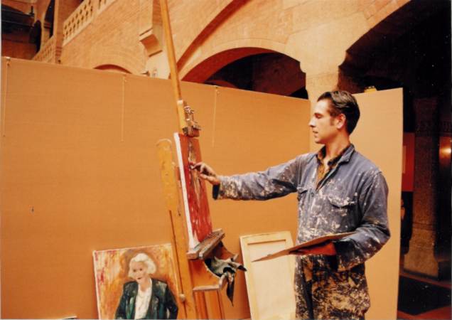 Jozef Dekkers tijdens Portret A Porter 1993